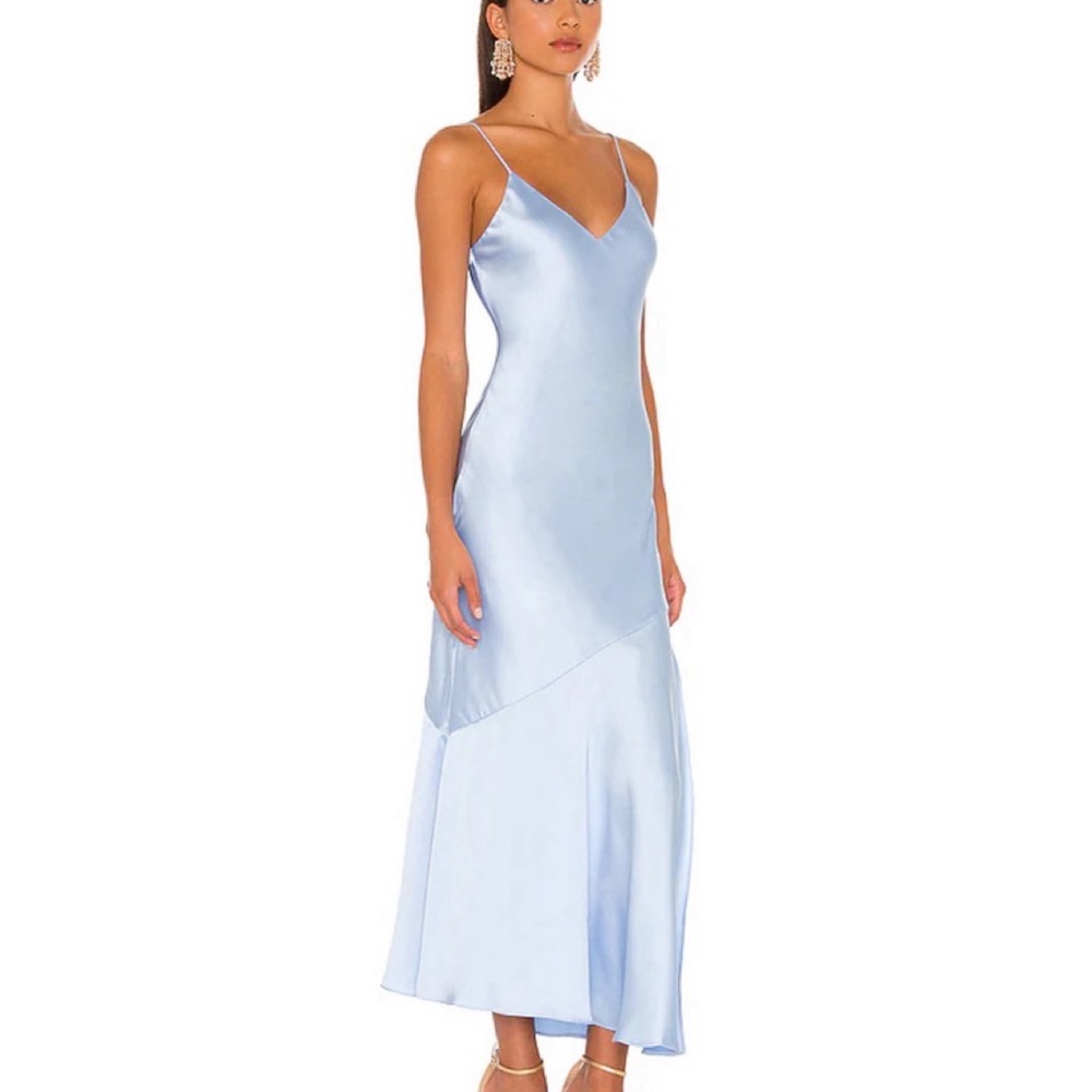 Asteroid Gown in Stratosphere Blue